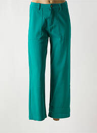 Pantalon droit poches vert WILD femme