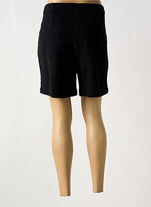 Short fermeture zippée sous rabat avec crochet noir STELLA FOREST femme