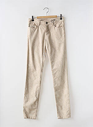 Pantalon slim poches beige MAYJUNE femme
