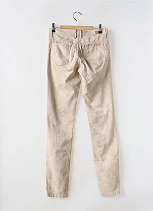 Pantalon slim poches beige MAYJUNE femme