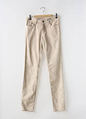 Pantalon slim beige MAYJUNE pour femme seconde vue