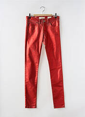 Pantalon slim rouge BERENICE pour femme seconde vue