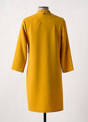 Robe mi-longue jaune SCEE pour femme seconde vue