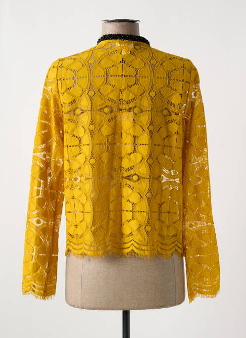 Gilet manches longues jaune BEL AIR femme