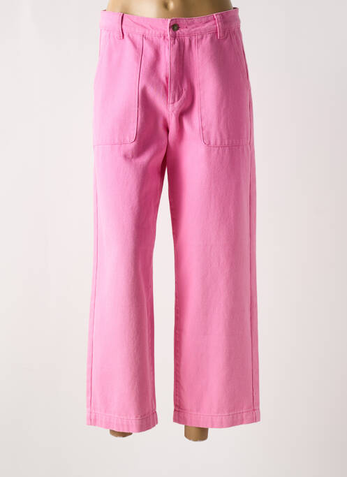 Pantalon droit rose WILD pour femme