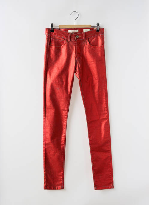 Pantalon slim rouge BERENICE pour femme