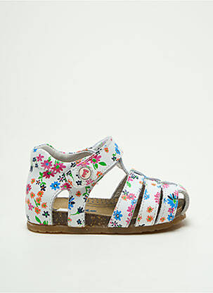 Sandales/nu pieds bout rond bout rond blanc FALCOTTO fille