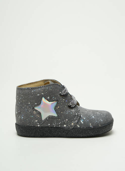 Bottillons gris FALCOTTO pour fille