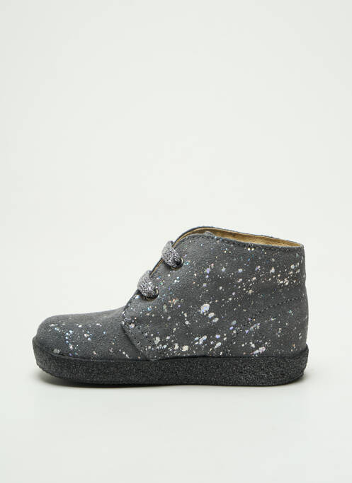 Bottillons gris FALCOTTO pour fille