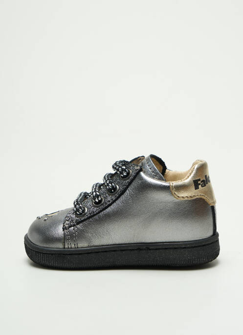 Bottillons argent FALCOTTO pour fille