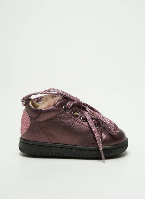 Bottillons violet FALCOTTO pour fille
