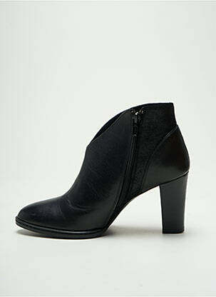 Bottines/boots matière lisse talon de 4 à 6cm noir MYMA femme