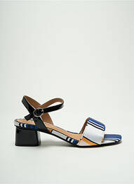 Sandales/nu pieds matière lisse talon de 4 à 6cm noir ADIGE femme