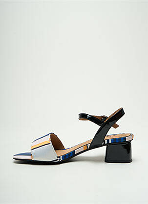 Sandales/nu pieds matière lisse talon de 4 à 6cm noir ADIGE femme