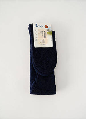 Chaussettes stretch bleu PERRIN homme