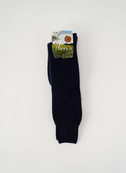 Chaussettes bleu PERRIN pour homme