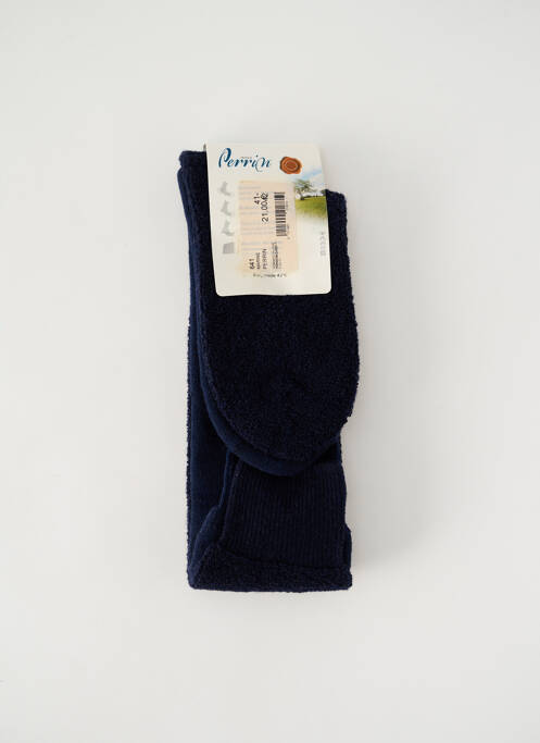 Chaussettes bleu PERRIN pour homme
