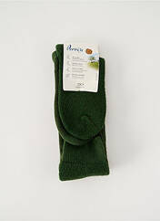 Chaussettes vert PERRIN pour homme seconde vue