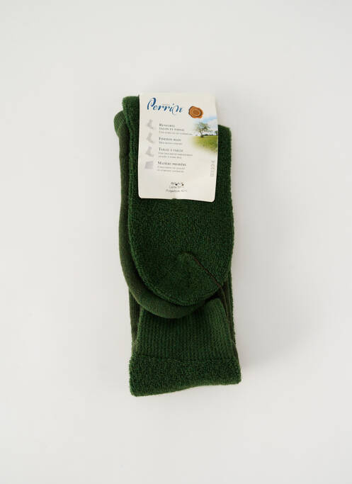 Chaussettes vert PERRIN pour homme