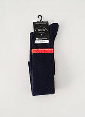 Chaussettes bleu PERRIN pour homme seconde vue