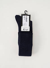Chaussettes bleu PERRIN pour homme seconde vue