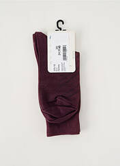 Chaussettes violet PERRIN pour homme seconde vue