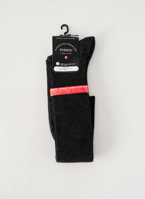 Chaussettes gris PERRIN pour homme