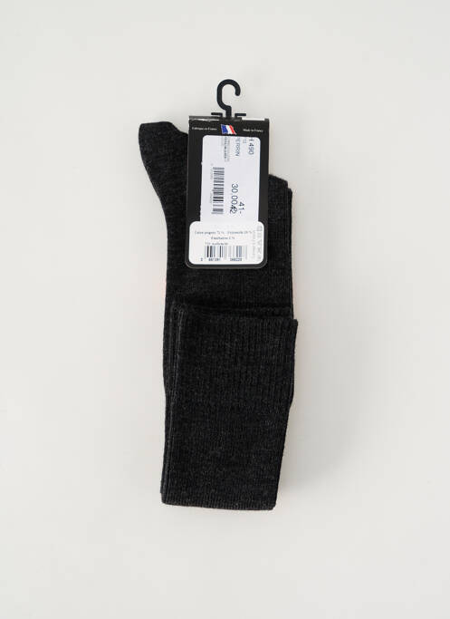 Chaussettes gris PERRIN pour homme
