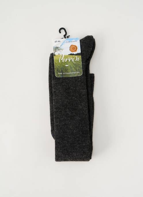 Chaussettes gris PERRIN pour homme