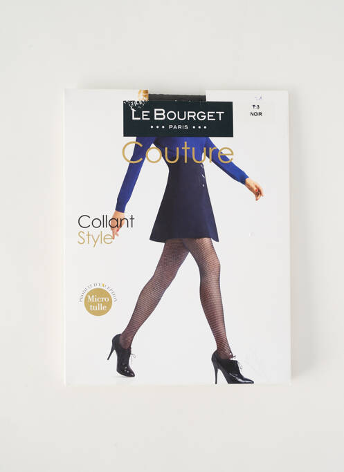 Collants noir LE BOURGET pour femme