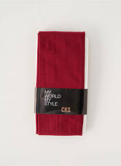 Collants rouge CKS pour femme seconde vue