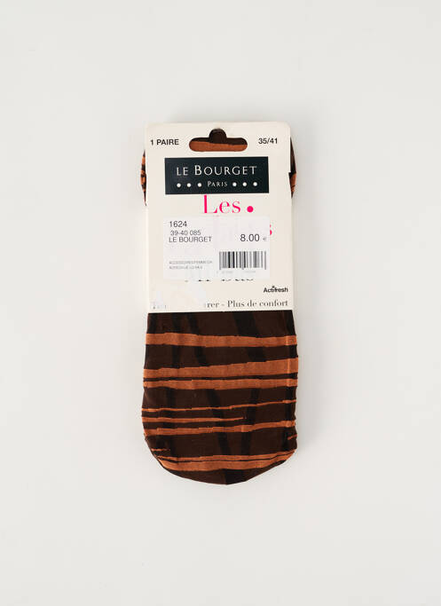Chaussettes marron LE BOURGET pour femme