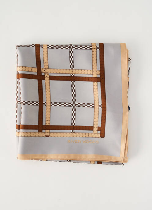 Foulard gris RIVER WOODS pour femme