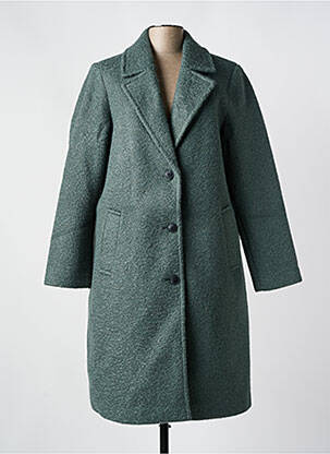 Manteau long coupe droite sans capuche vert VERO MODA femme