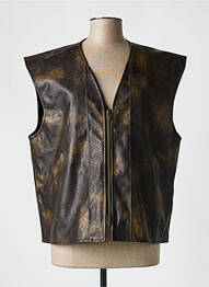 Gilet sans manche poches marron NOISY MAY femme