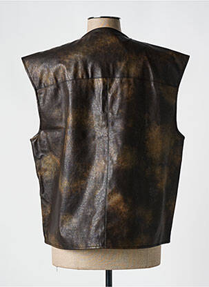Gilet sans manche coupe droite marron NOISY MAY femme