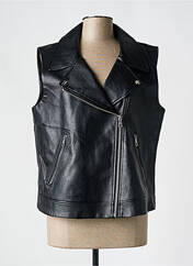 Veste simili cuir noir ONLY CARMAKOMA pour femme seconde vue