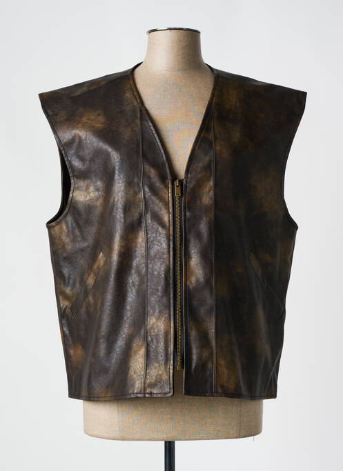 Gilet sans manche poches marron NOISY MAY femme
