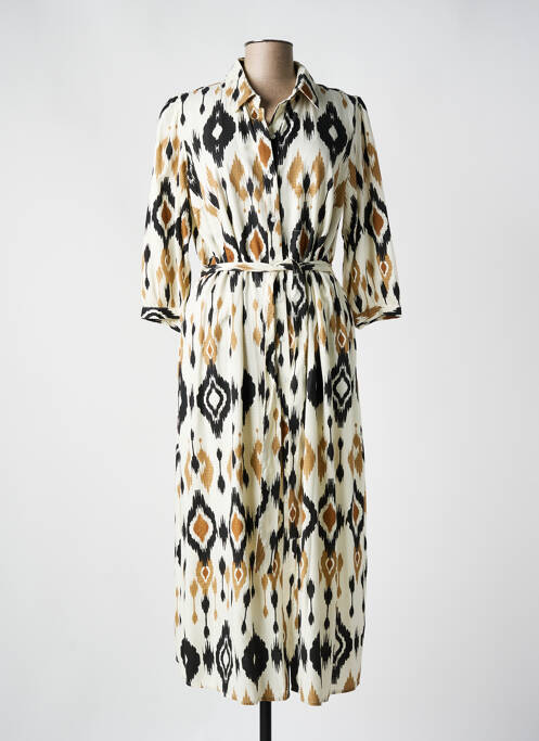 Robe longue beige VERO MODA pour femme
