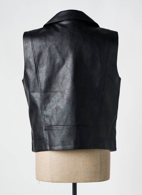 Veste simili cuir noir ONLY CARMAKOMA pour femme