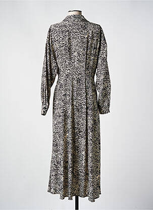 Robe longue manches longues manches longues noir MSCH COPENHAGEN femme