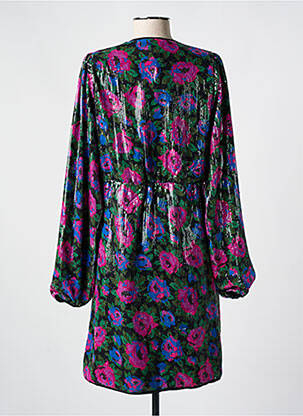 Robe courte manches longues manches longues violet Y.A.S femme