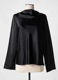 Blouse fermeture boutonnée au dos manches longues noir Y.A.S femme