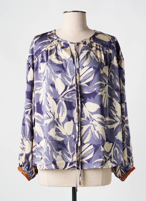 Blouse violet SK pour femme