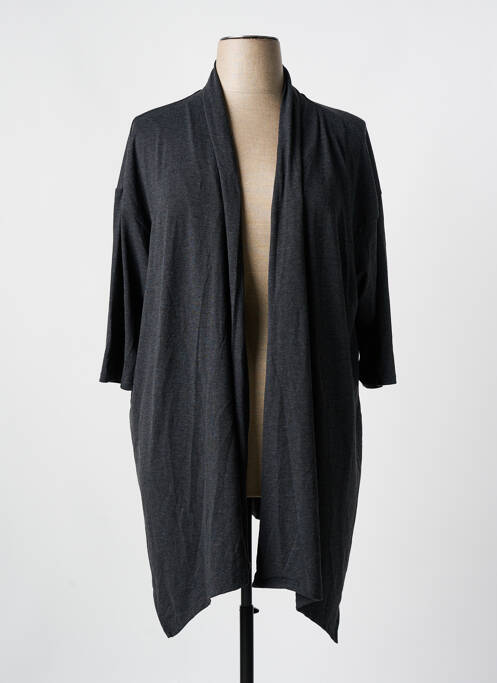 Gilet manches longues gris ONLY pour femme