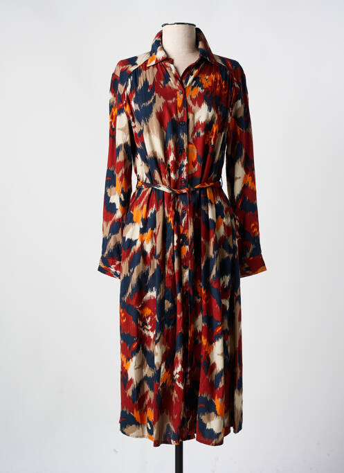 Robe longue marron B.YOUNG pour femme