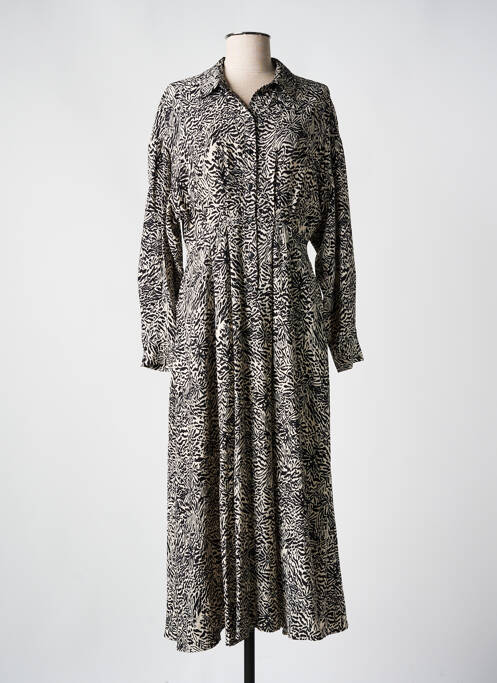 Robe longue noir MSCH COPENHAGEN pour femme