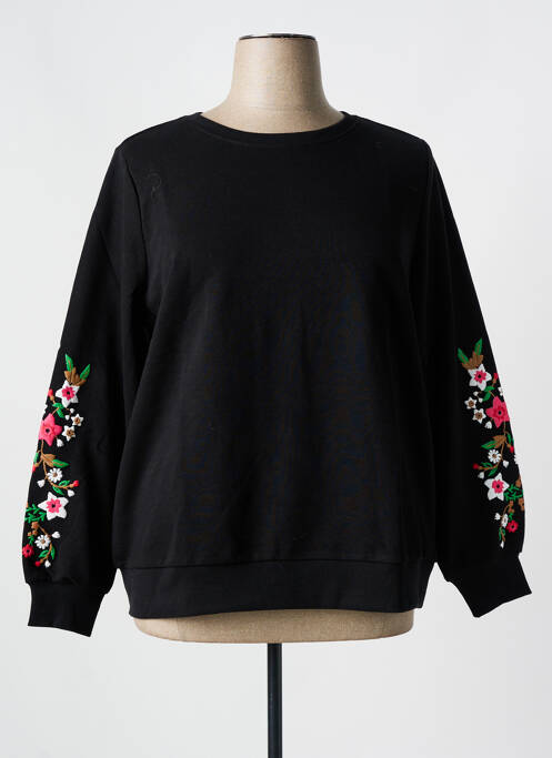 Sweat-shirt noir ONLY CARMAKOMA pour femme