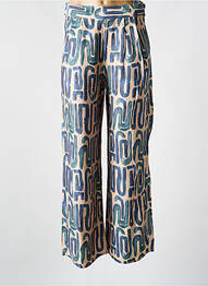 Pantalon droit poches bleu SK femme