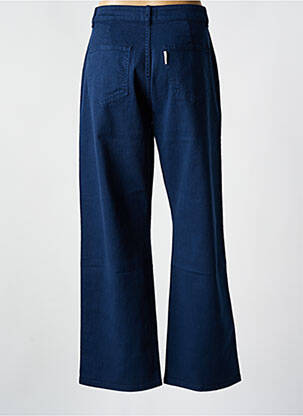 Pantalon flare coupe évasée bleu MUS & BOMBON femme